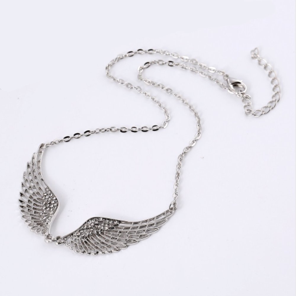 Angel Feather Wing Necklace Pendant
